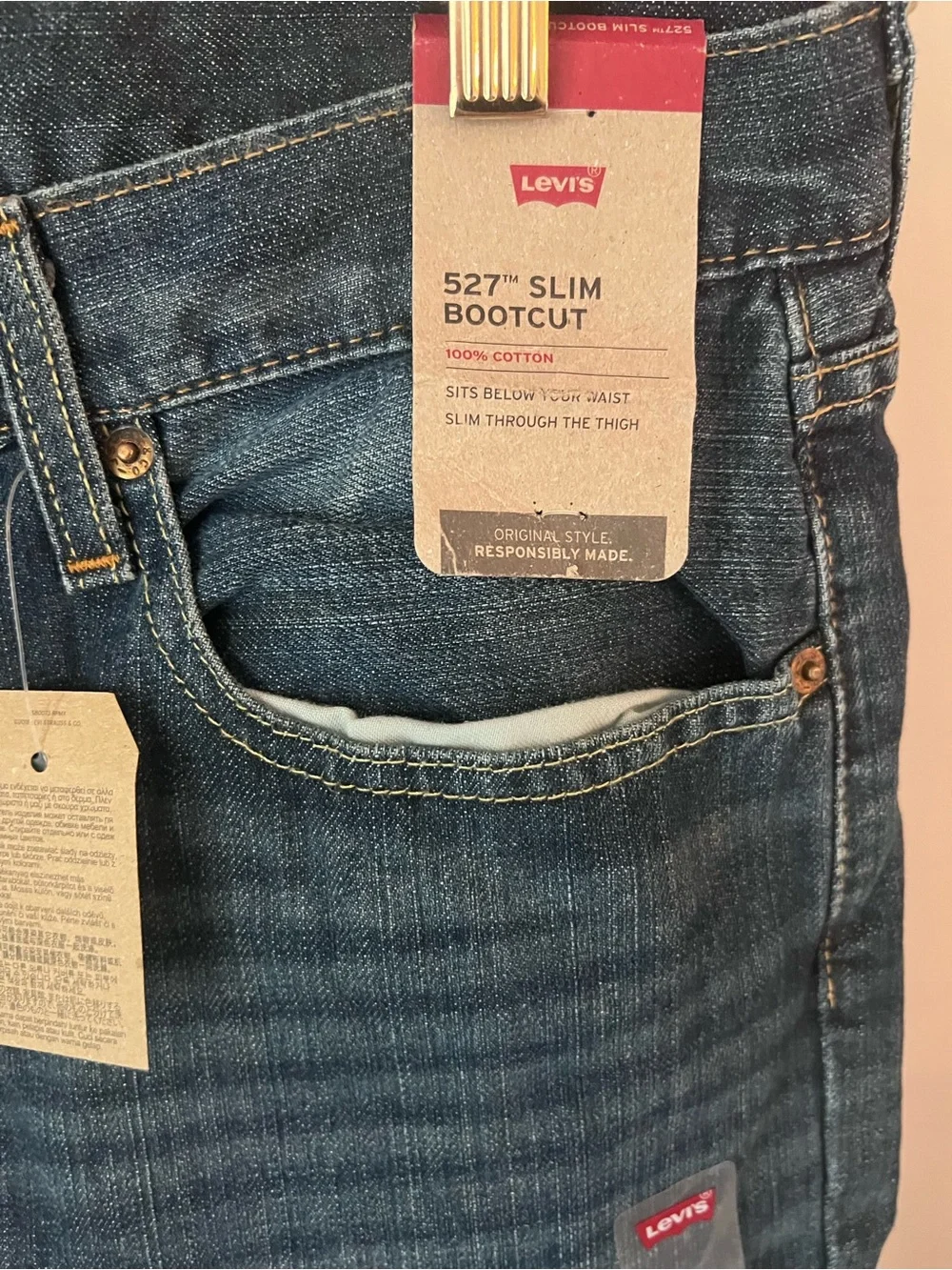 Levi's 527 Slim Bootcut Jeans - New With Tags - 34x32